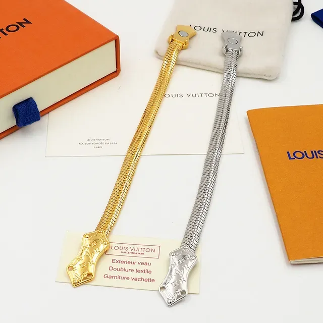 Louis Vuitton Nanogram Twisted Rope Monogram Gold Bracelet 2