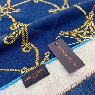 Louis Vuitton নৌ রশি প্রিন্ট সিল্ক স্কার্ফ