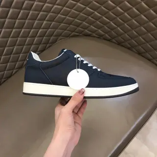 Louis Vuitton Navy White Monogramado Textil Superior Suela Intermedia Lifestyle Zapatillas