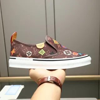 Louis Vuitton Run Away Multicolor Monogram Slip-On Lifestyle Sneakers