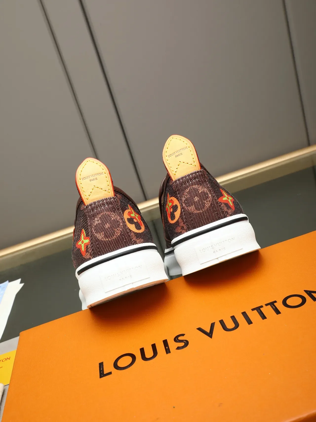 Louis Vuitton Run Away Multicolor Monogram Slip-On Lifestyle Sneakers 3