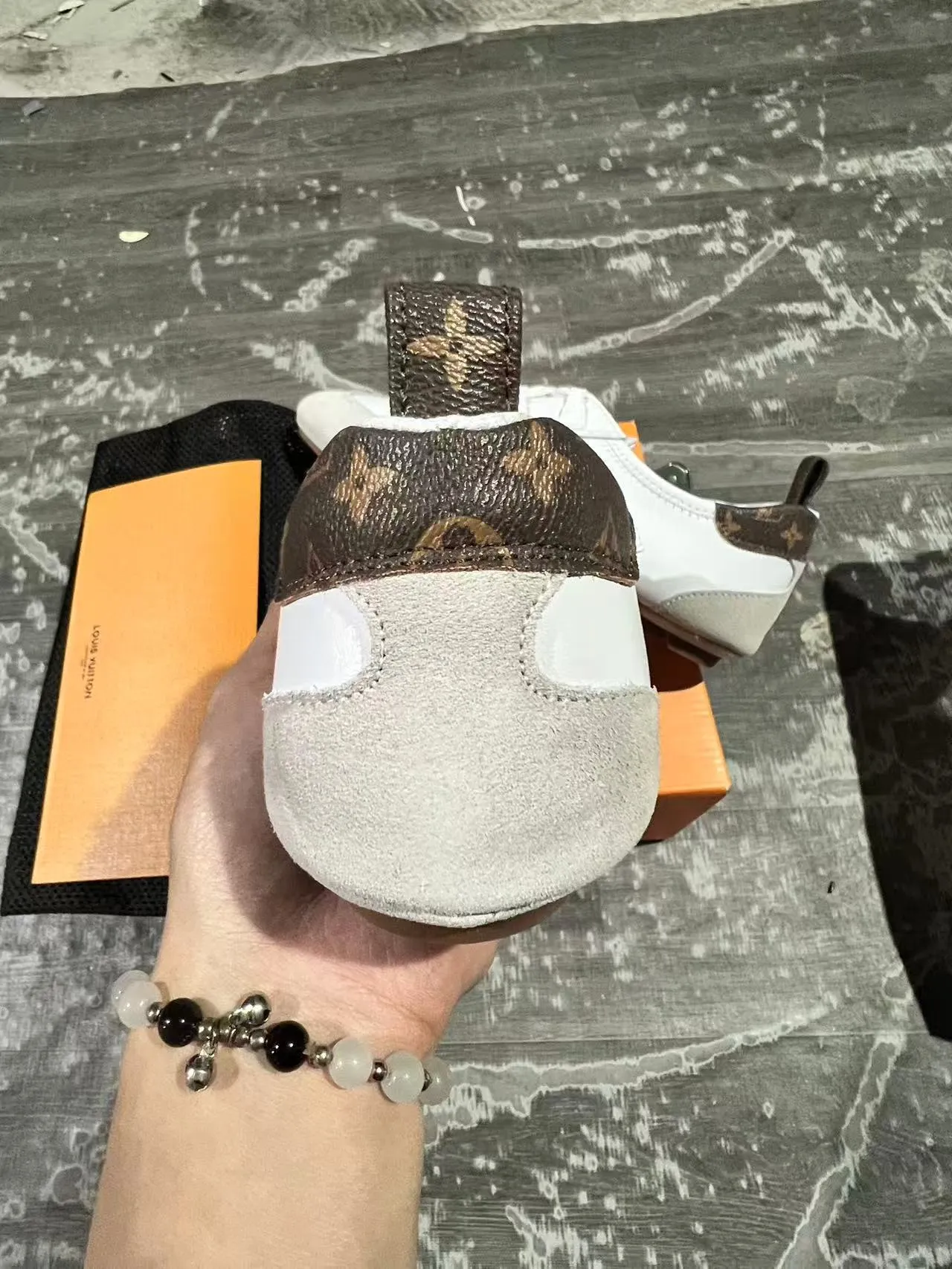 Louis Vuitton Run Away White and Brown Monogram Lifestyle Sneakers 8