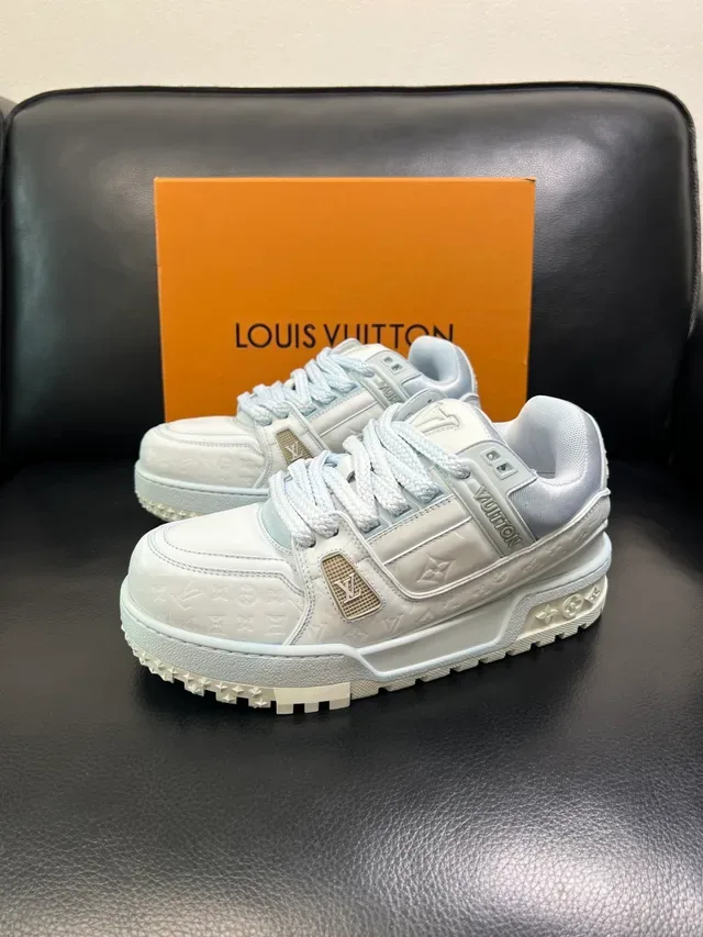 Louis Vuitton Run Away White Monogram Lifestyle Sneakers 5