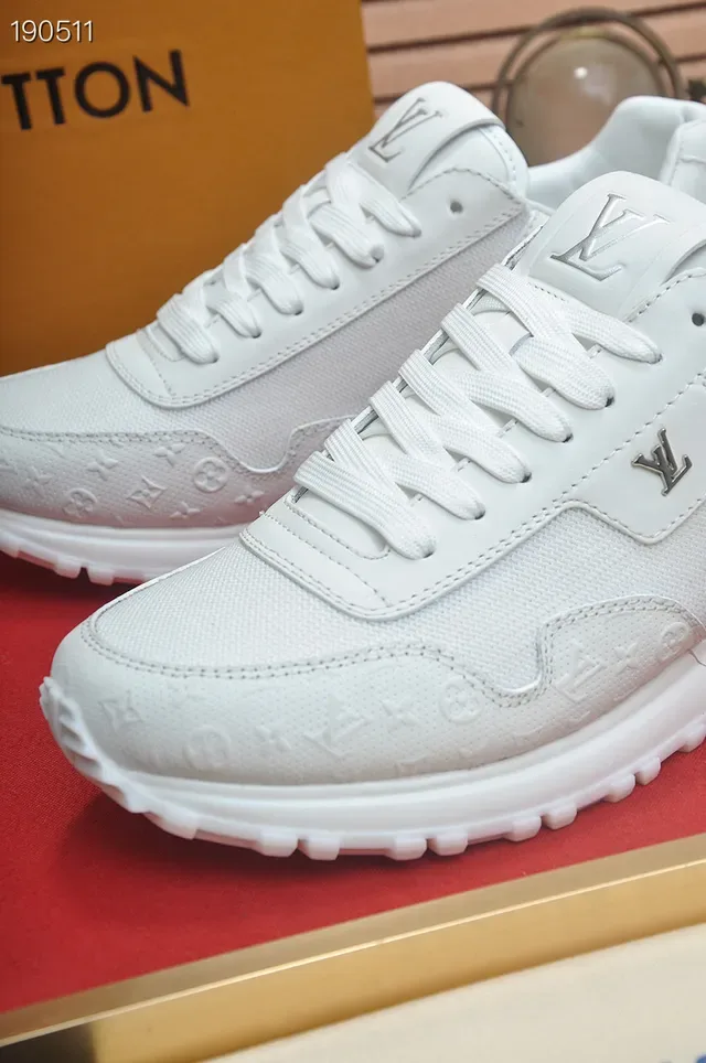 Louis Vuitton Run Away White Monogram Lifestyle Sneakers 4