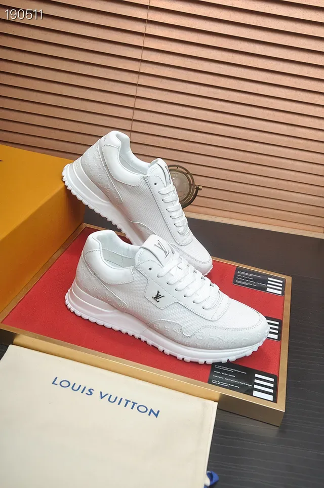Louis Vuitton Run Away White Monogram Lifestyle Sneakers 6
