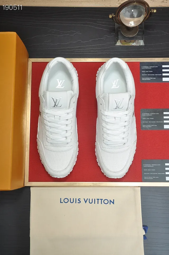 Louis Vuitton Run Away White Monogram Lifestyle Sneakers 7