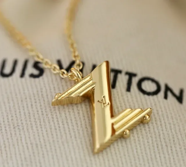 Louis Vuitton Sculptural Lowercase B Pendant Necklace 2