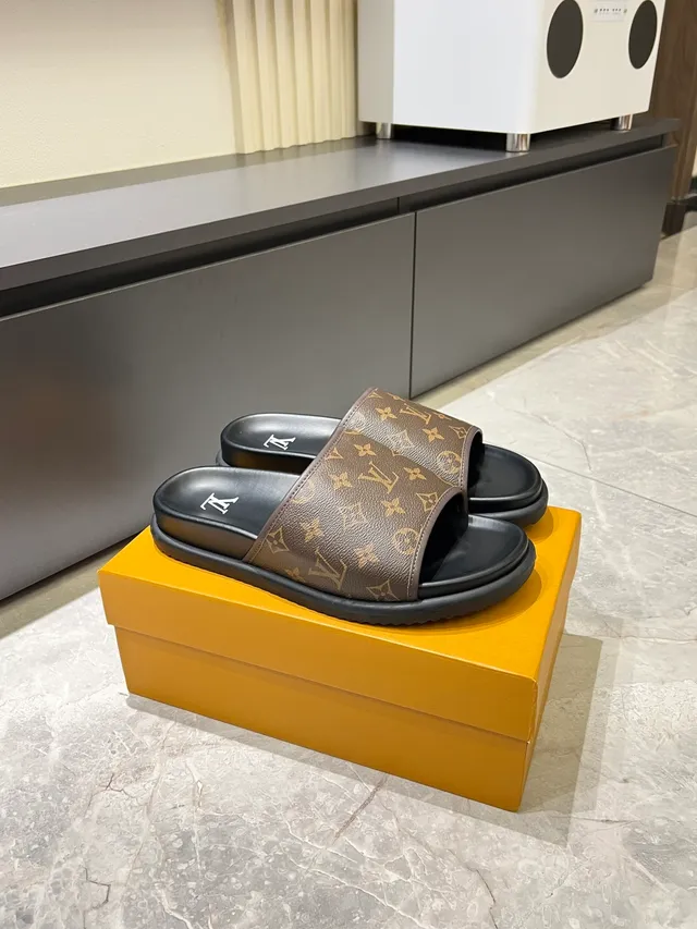 Louis Vuitton Slide Monogram Slippers 11