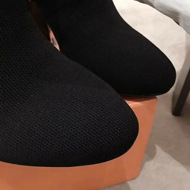 بوت لويس فتون أسود وبني أعلى من النقي الممدود رباط جلدي ممونوغرام بوت أنكل 5