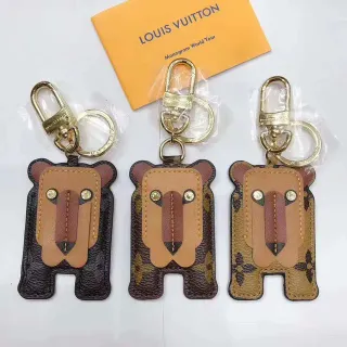Louis Vuitton Teddy Bear Brown Beige Silhouette Monogram Canvas Backing Phone Case