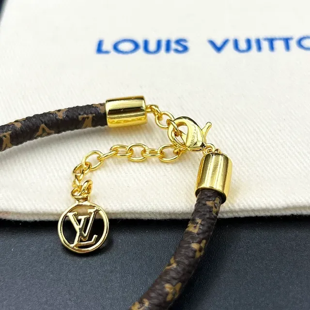 Louis Vuitton Vivienne On The Court Brown Monogram Leather Bracelet 3