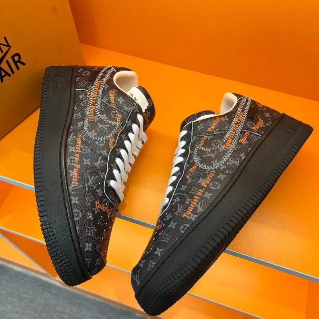 Louis Vuitton x Nike Air Force 1 Tourist vs. Purist Lifestyle Sneakers 6