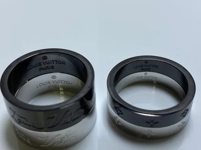 Louis Vuitton You and Me Engraved Monogram Ring 6