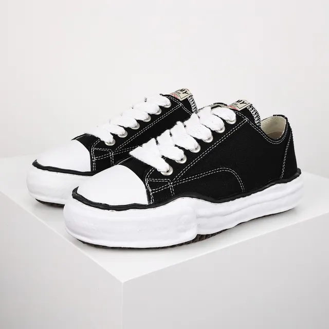Maison Margiela Black White Deconstructed Layered Sole Lifestyle Sneakers 2