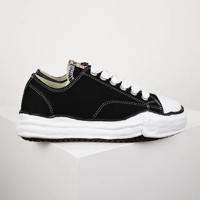 Maison Margiela Black White Deconstructed Layered Sole Lifestyle Sneakers 3