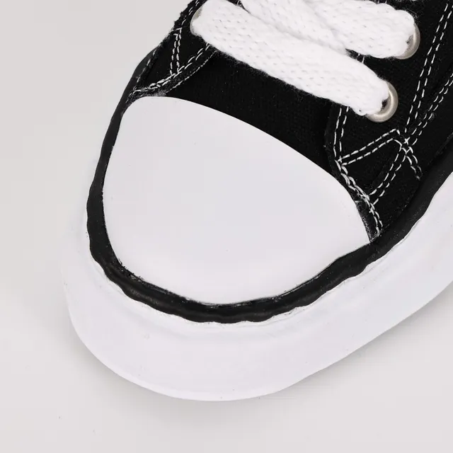 Maison Margiela Black White Deconstructed Layered Sole Lifestyle Sneakers 5