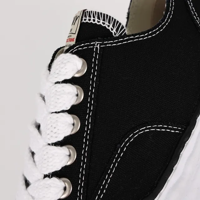 Maison Margiela Black White Deconstructed Layered Sole Lifestyle Sneakers 6