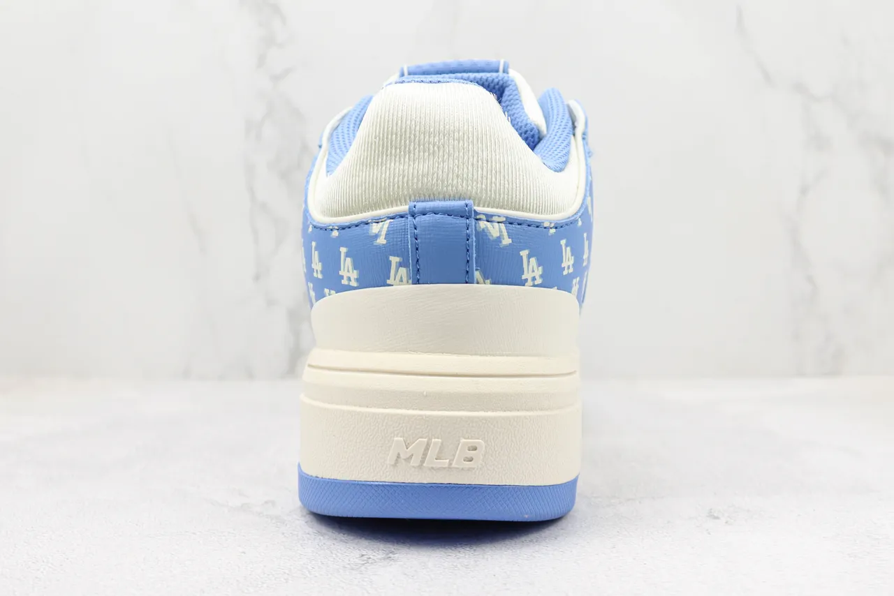 Mitchell & Ness Dodgers LA Logo Platform Lifestyle Sneakers 9
