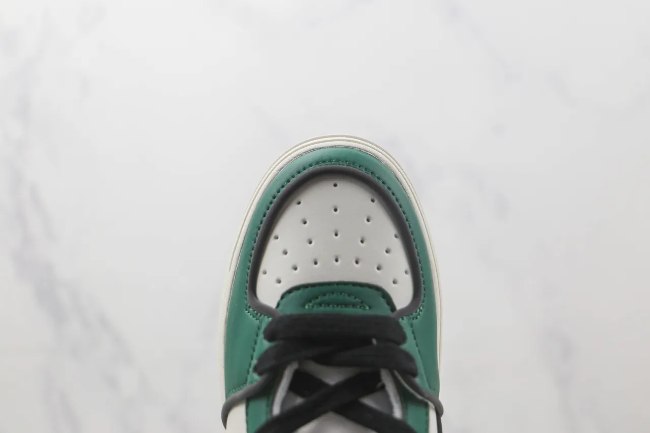 Mitchell & Ness NY Yankees High Top Green White Black Lifestyle Sneakers 6
