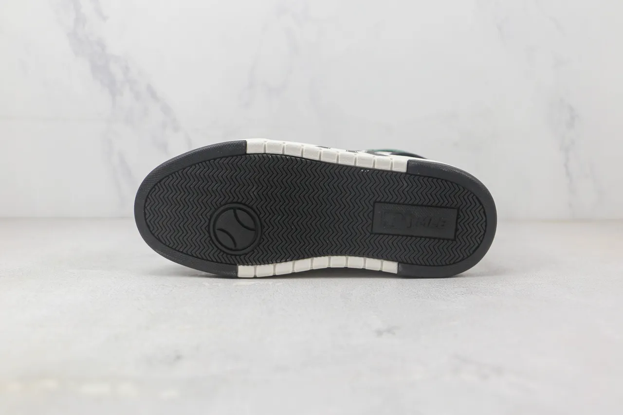 Mitchell & Ness NY Yankees High Top Green White Black Lifestyle Sneakers 8