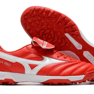 Mizuno Morelia Pro Red White Artificial Grass Soccer Shoes
