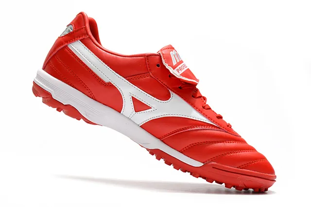 Mizuno Morelia Pro Red White Artificial Grass Soccer Shoes 9
