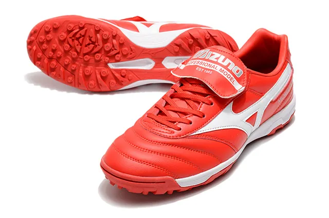 Mizuno Morelia Pro Red White Artificial Grass Soccer Shoes 11
