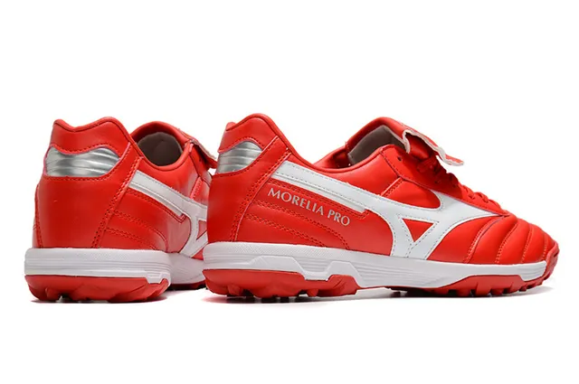 Mizuno Morelia Pro Red White Artificial Grass Soccer Shoes 12