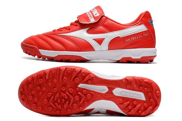 Mizuno Morelia Pro Red White Artificial Grass Soccer Shoes 13