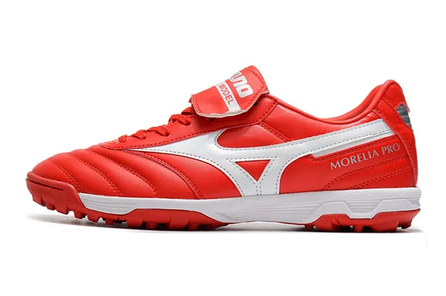 Mizuno Morelia Pro Red White Artificial Grass Soccer Shoes 14