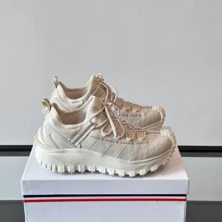 Moncler Trail Runner Off-White Chunky Sneakers