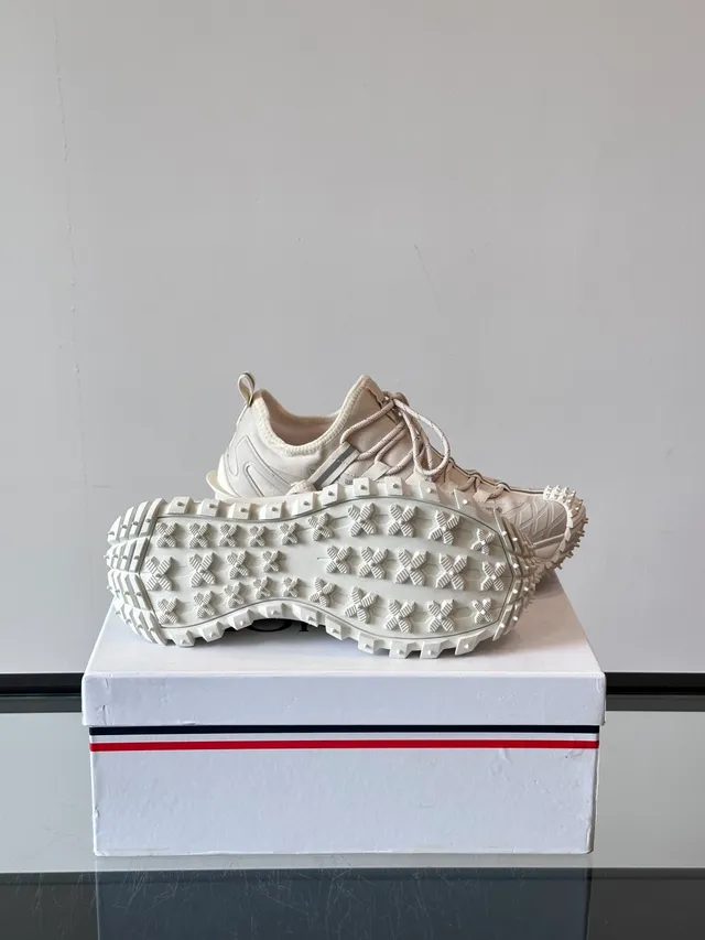 Moncler Trail Runner Off-White Chunky Sneakers 2
