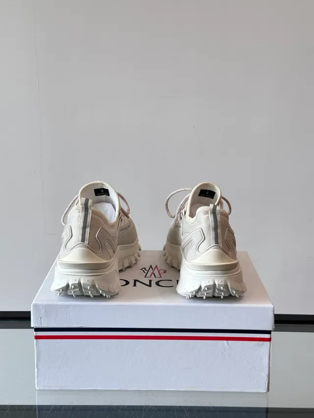 Moncler Trail Runner Off-White Chunky Sneakers 3