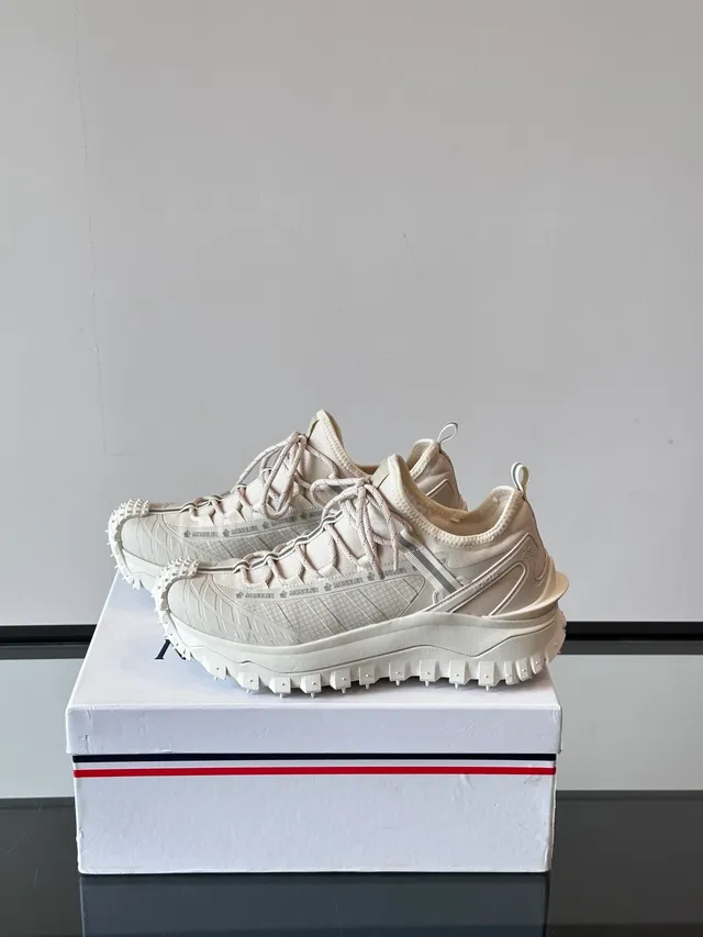 Moncler Trail Runner Off-White Chunky Sneakers 5