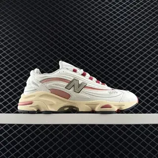 New Balance 1005 White Beige Pink Chunky Sneakers