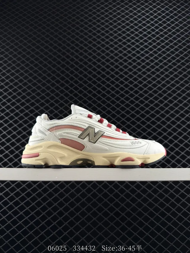 New Balance 1005 White Beige Pink 厚底鞋 6