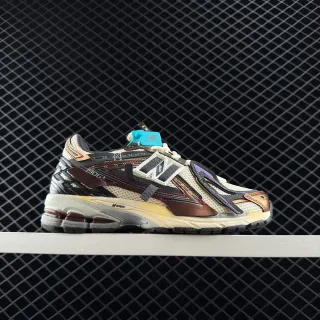 New Balance 1306A Beige Brown Purple Gold Chunky Sneakers
