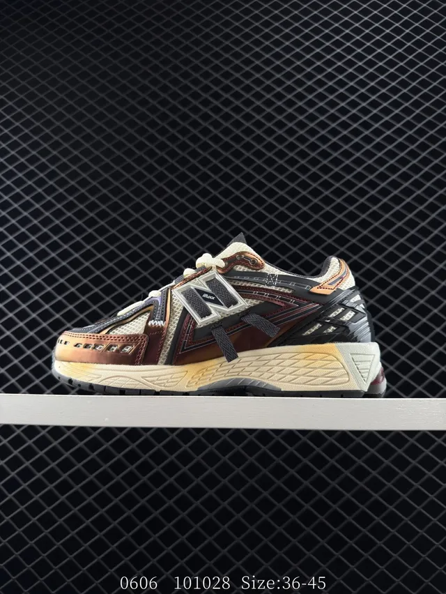 New Balance 1306A Beige Marron Violet Or Sneakers chunky 9