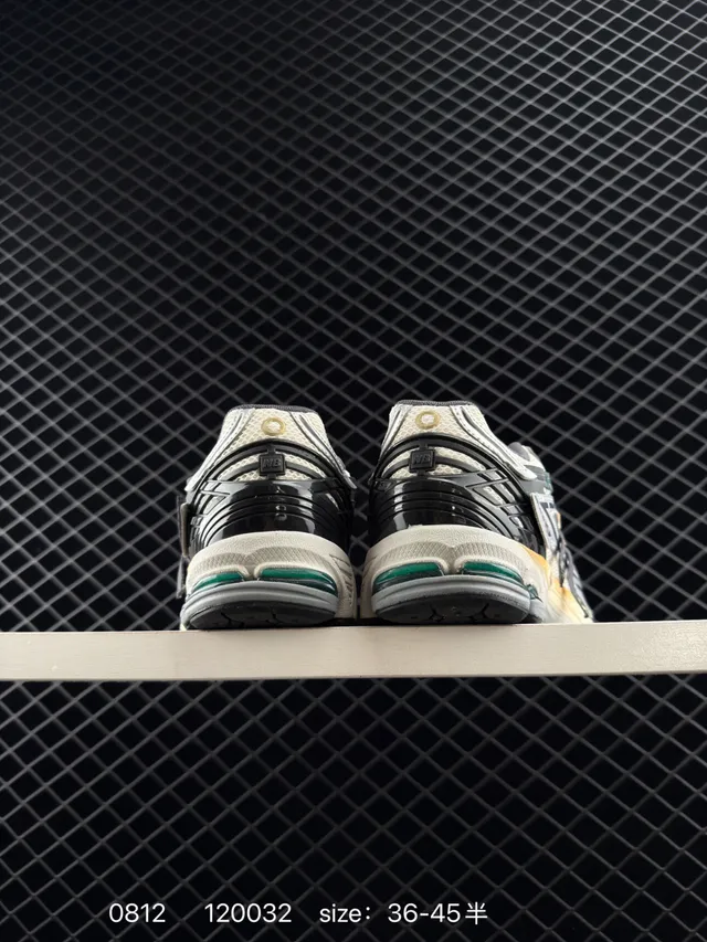 New Balance 1906A بيج أسود ريترو شبكة وطبقة صناعية حذاء رياضي سميك 3