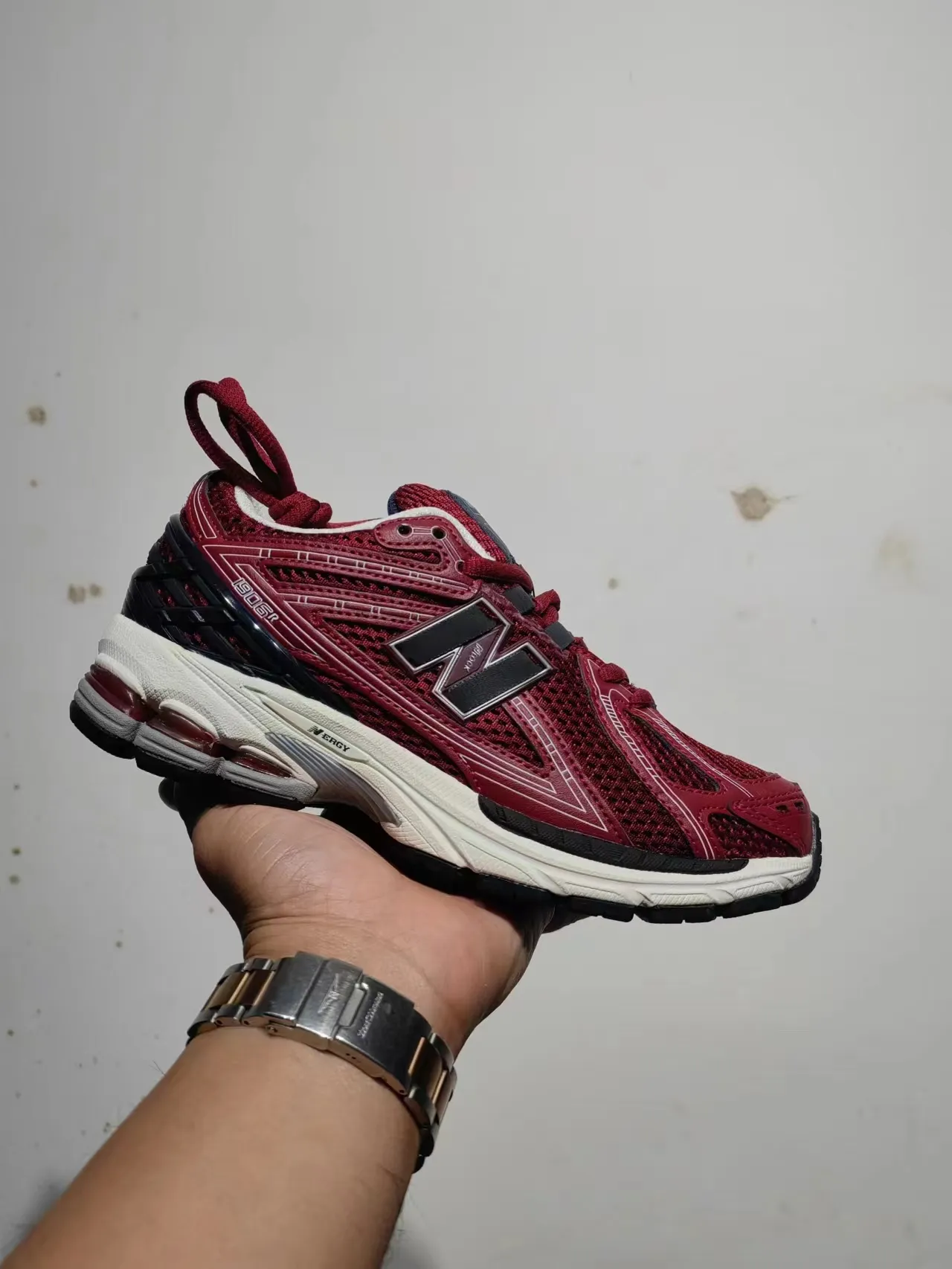 New Balance 1906R Borgonha Preto Tênis de corrida 5