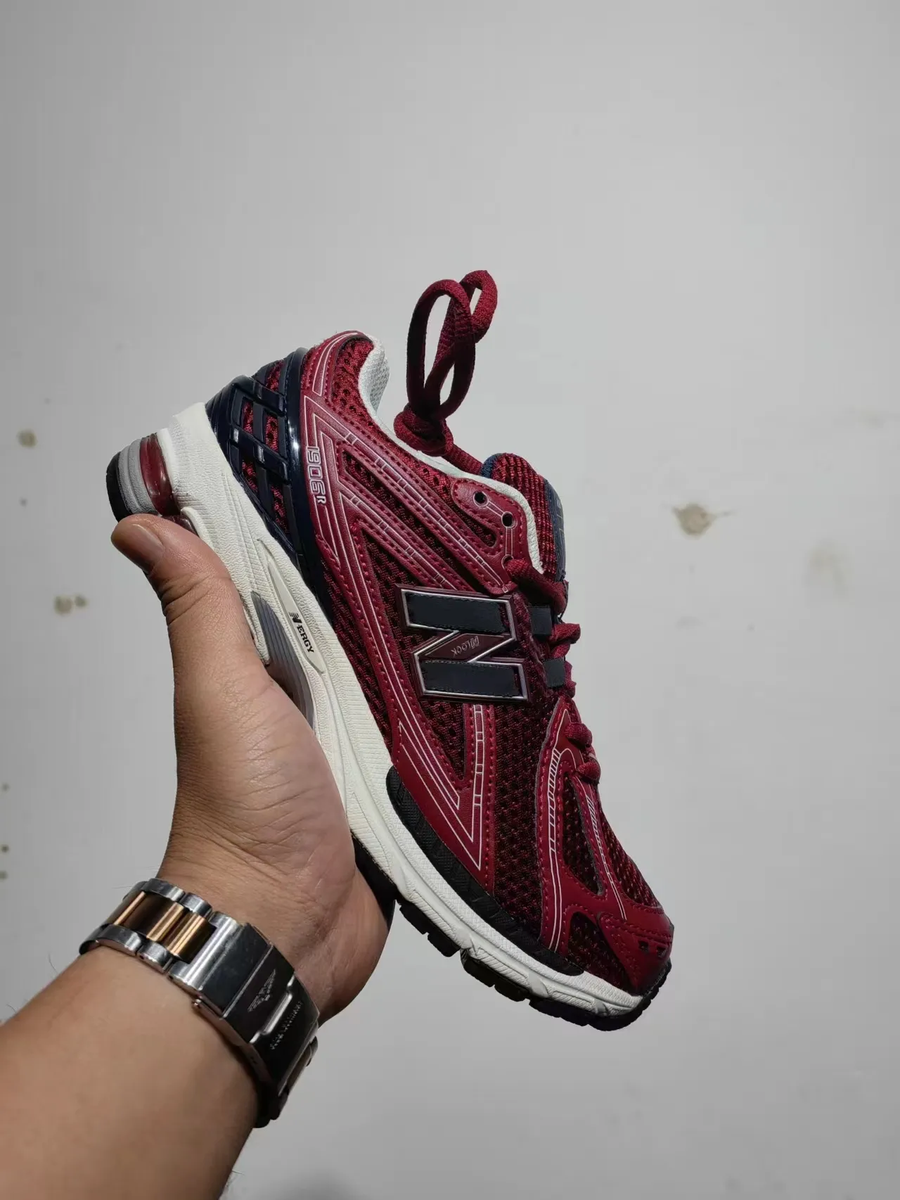 New Balance 1906R Borgonha Preto Tênis de corrida 6