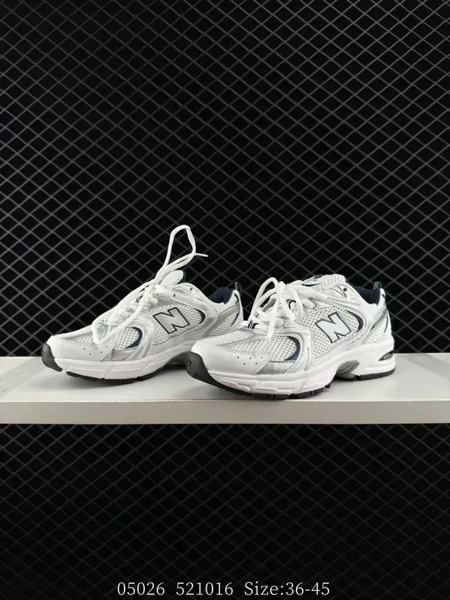 New Balance 530 Sneakers rétro running lifestyle blanc navy 2