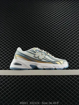 New Balance 740 Blanco Azul Dorado Retro Runner Lifestyle Zapatillas 2