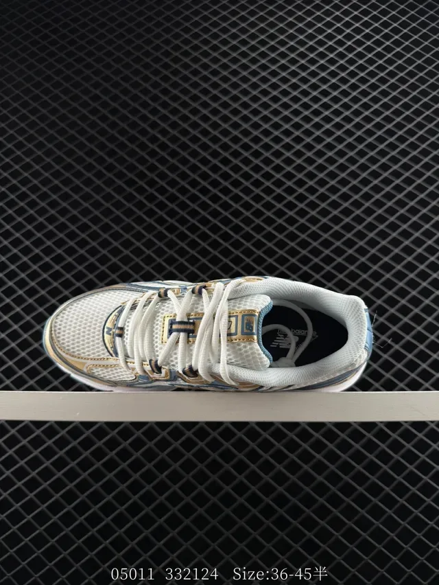 New Balance 740 Blanco Azul Dorado Retro Runner Lifestyle Zapatillas 5