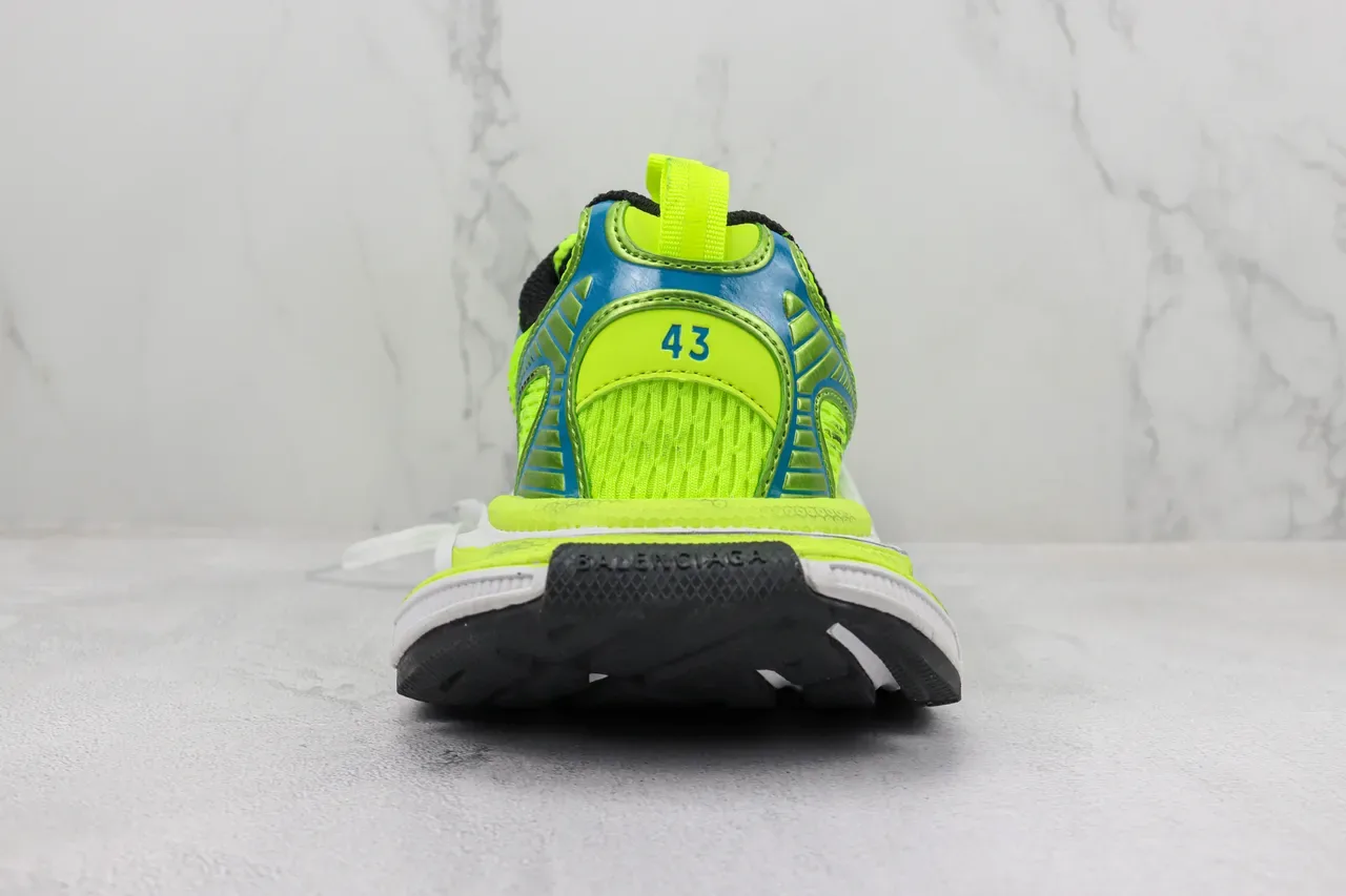 New Balance 9060 Neon Lime Green Blue Chunky Sneakers 9