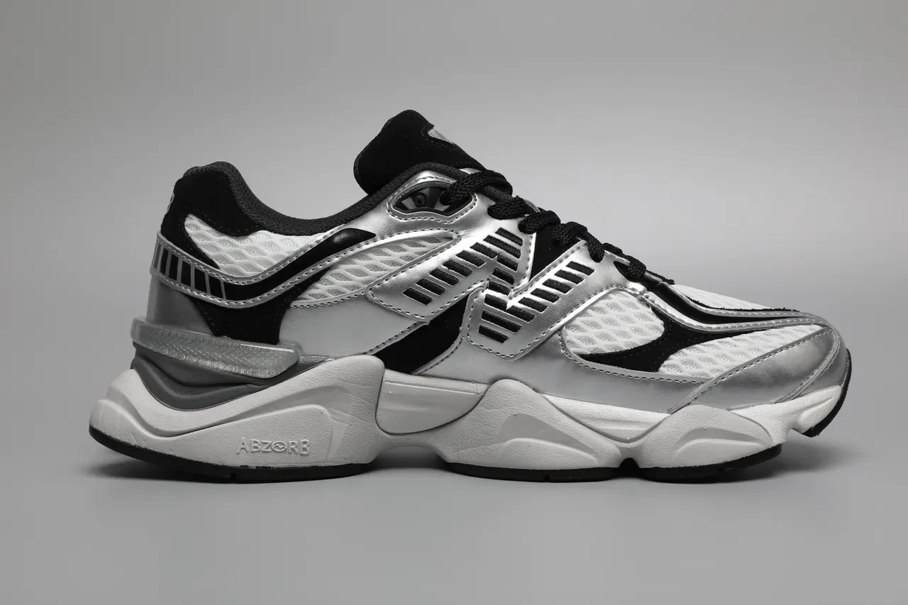 New Balance 9060 Silver Grey Black 生活方式运动鞋 8