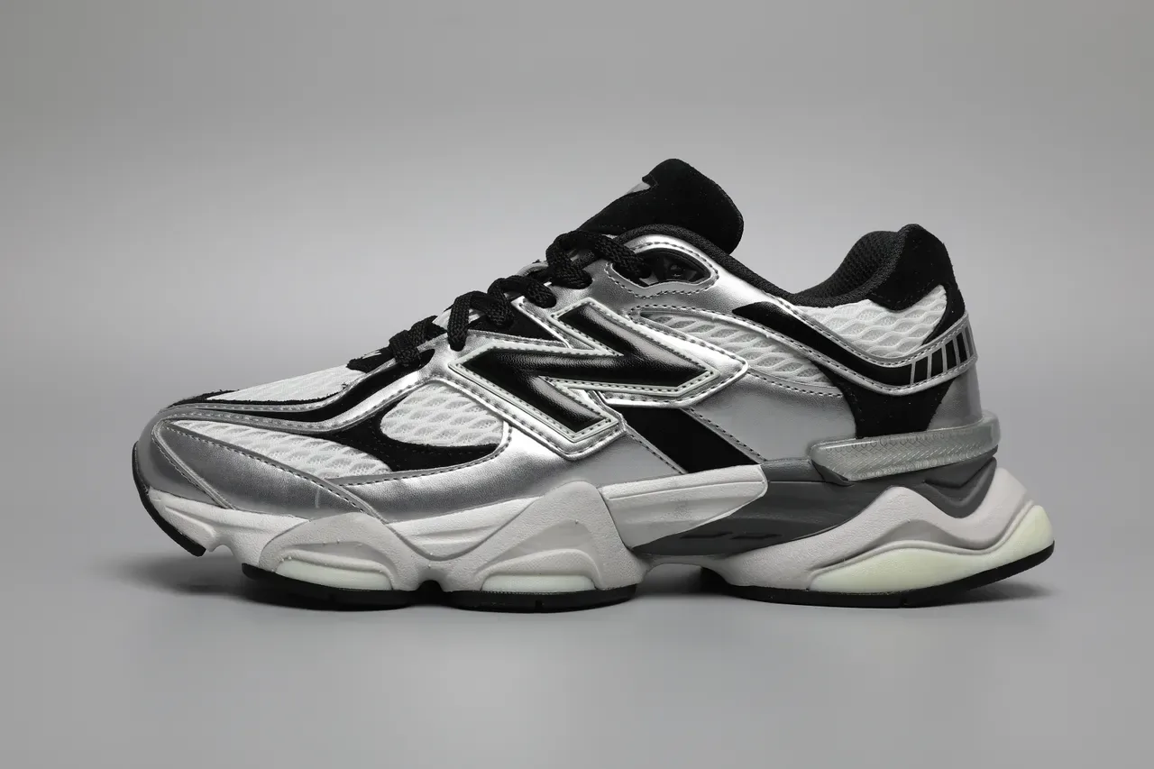 New Balance 9060 Silver Grey Black 生活方式运动鞋 9