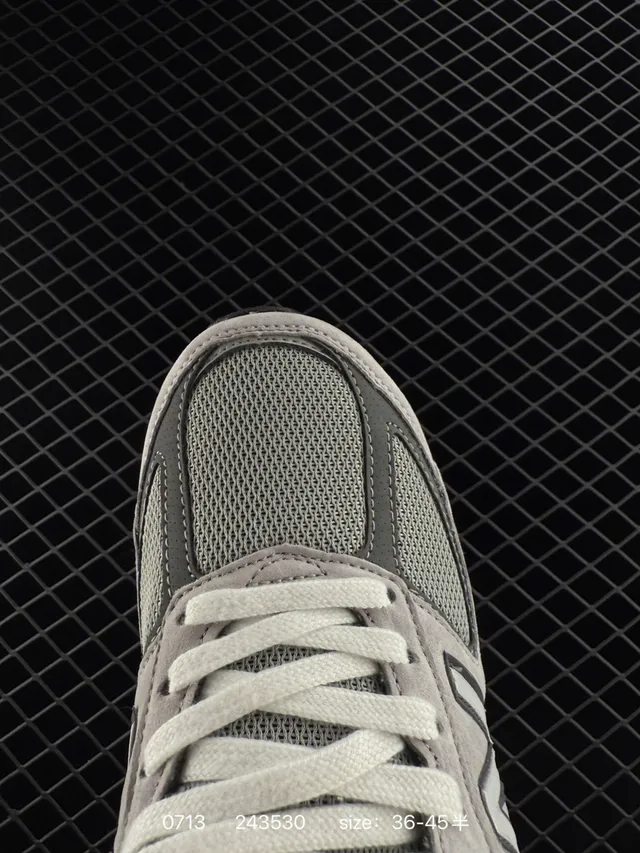 New Balance 990 Series أحذية رياضية رمادية وأخضر زيتوني 6