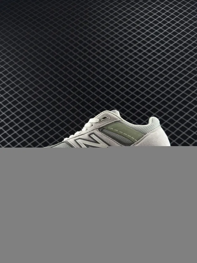New Balance 990 Series أحذية رياضية رمادية وأخضر زيتوني 7