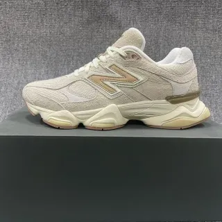 New Balance Beige Marron Sculpted Midsole Maille Et Daim Supérieur Chaussures Chunky